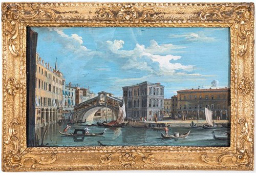 Paire de vues vénitiennes , fin du XVIIe siècle